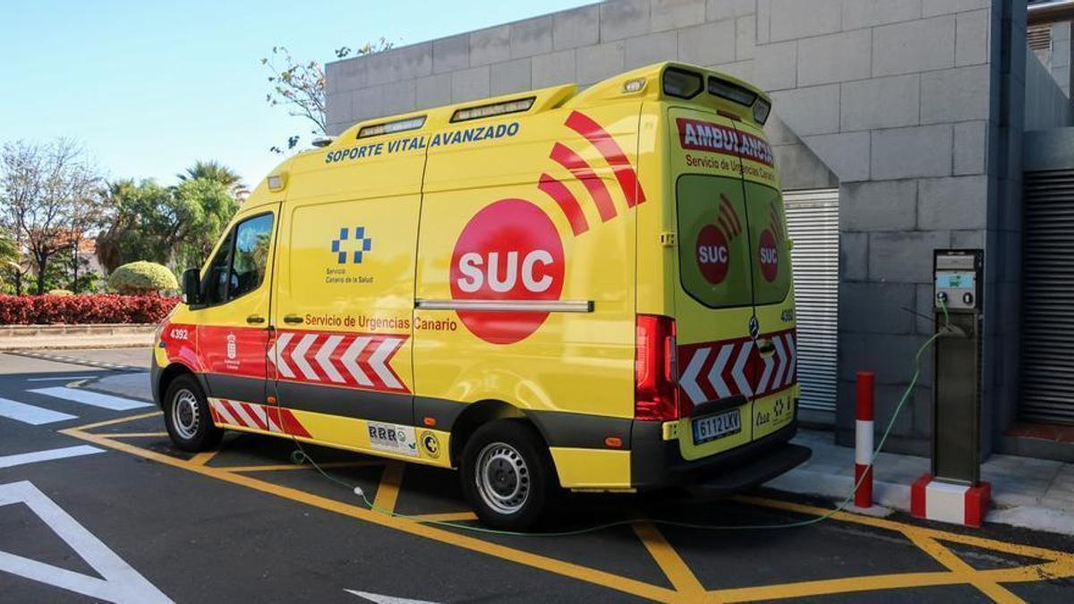 Imagen de archivo de una ambulancia del SUC