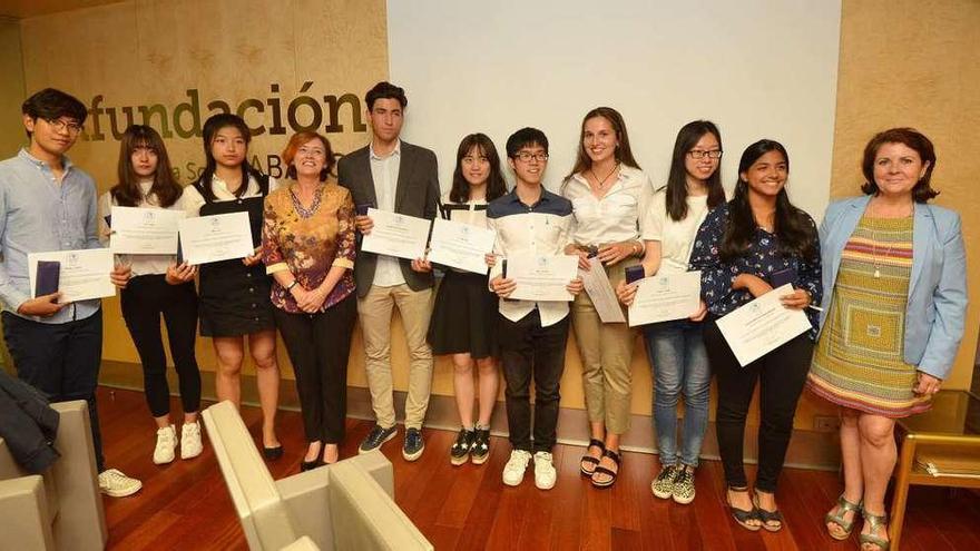 Los participantes en este Máster recogieron sus diplomas. // Gustavo Santos