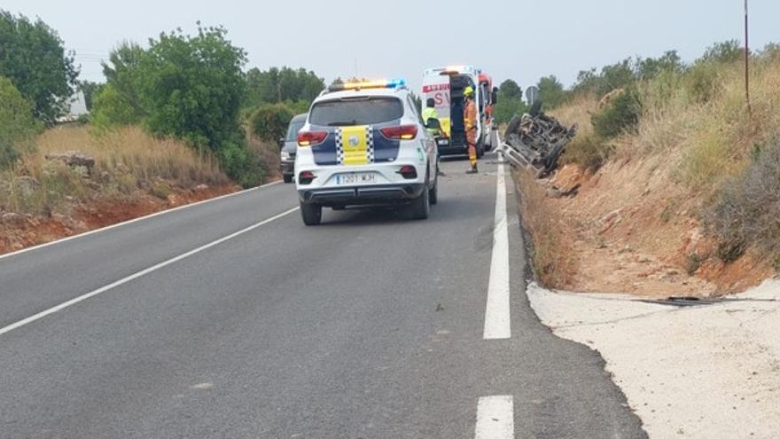 Un conductor se mata tras fugarse de un accidente en Montserrat
