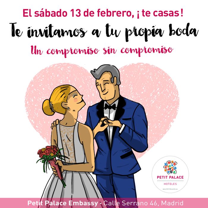 'Boda exprés' en Petite Palace