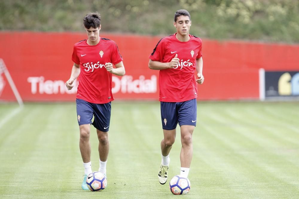 Entrenamiento del Sporting