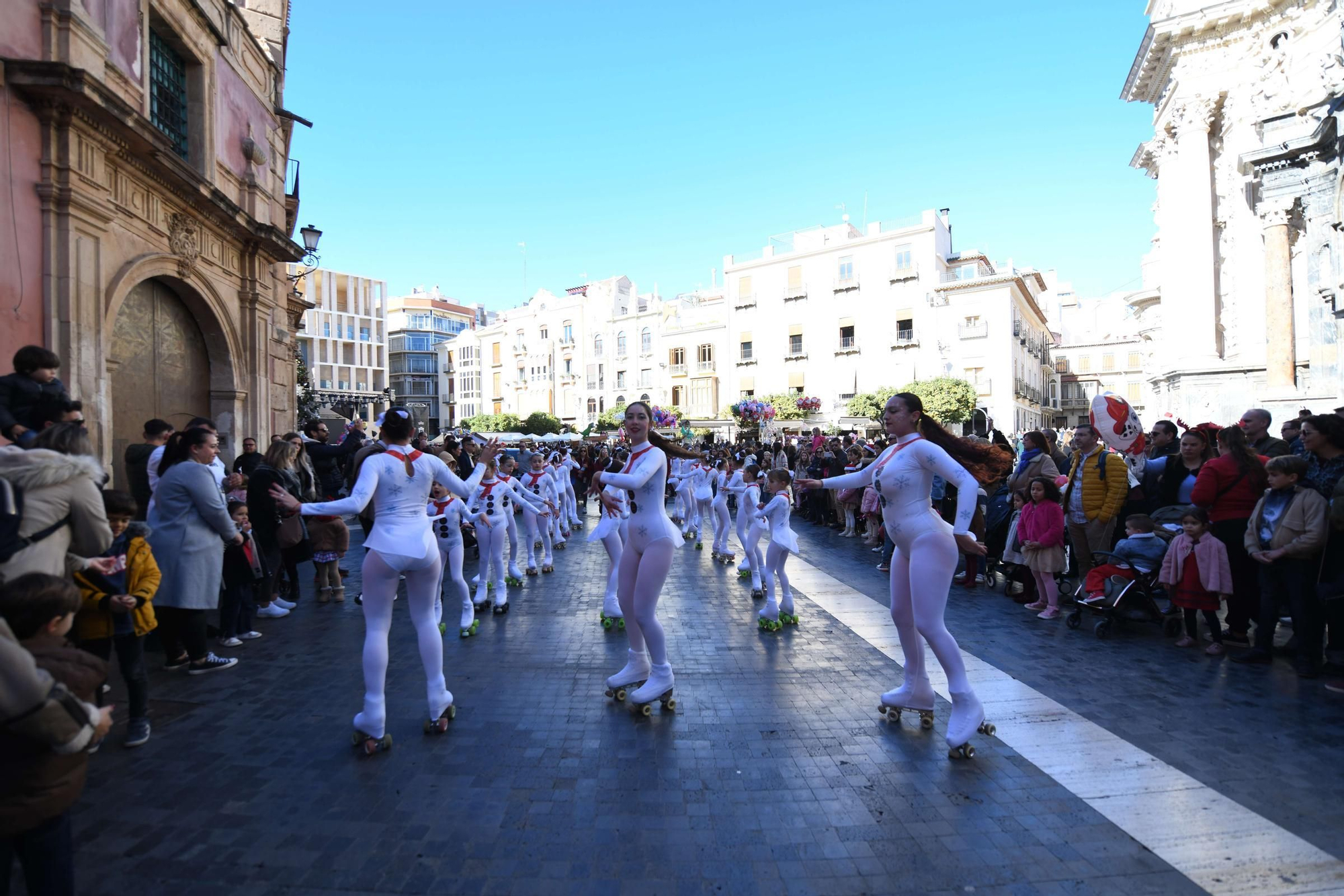 Las mejores imágenes del desfile de Papá Noel en Murcia
