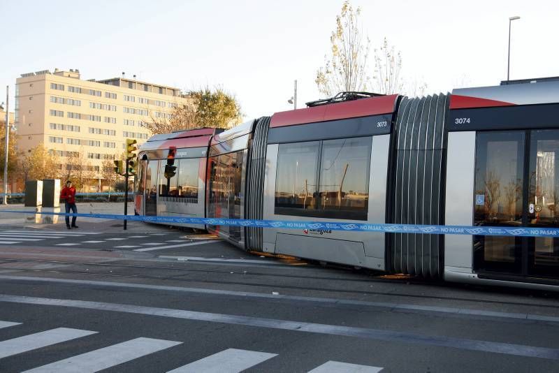 Fotogalería: Accidente del tranvía de Zaragoza