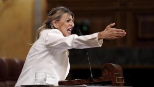 Yolanda Díaz, en el Congreso de los Diputados