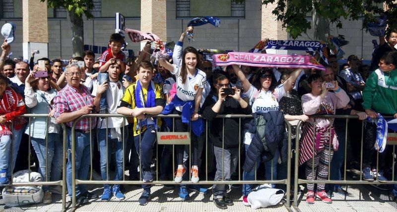 La afición eleva al Real Zaragoza