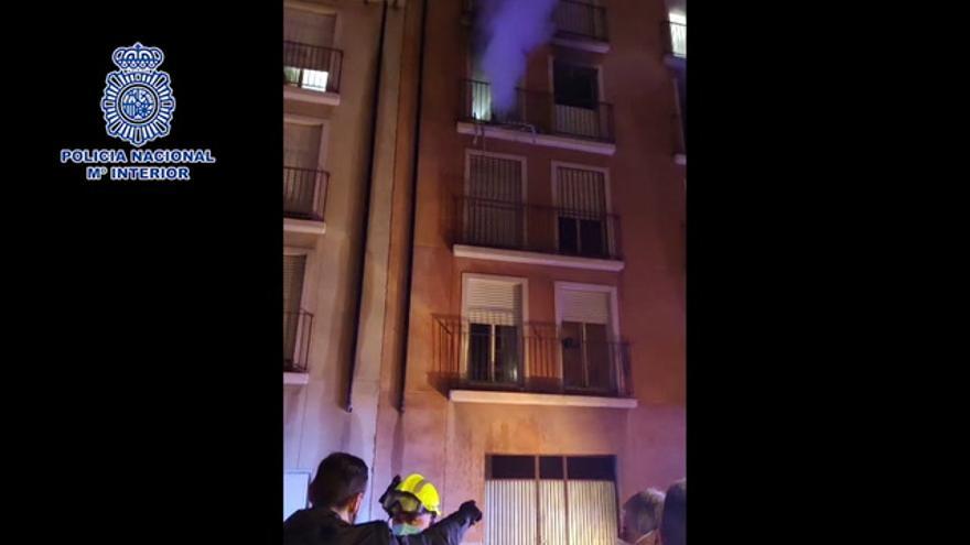 Una vecina de Calatayud muere en el incendio de su vivienda