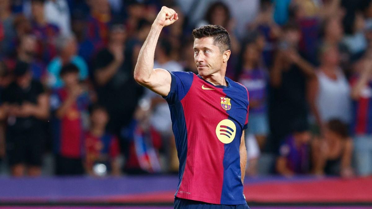 Lewandowski lidera la clasificación de máximos goleadores de LaLiga EA Sports tras la jornada 2