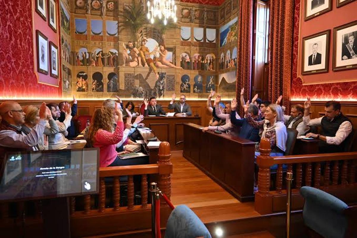 Pleno del Ayuntamiento de Gáldar.
