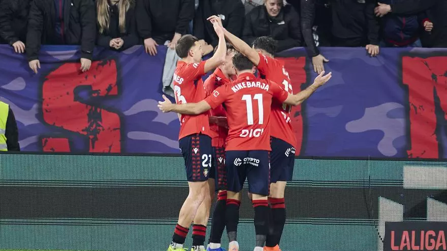 Osasuna se va a la Navidad con el premio gordo