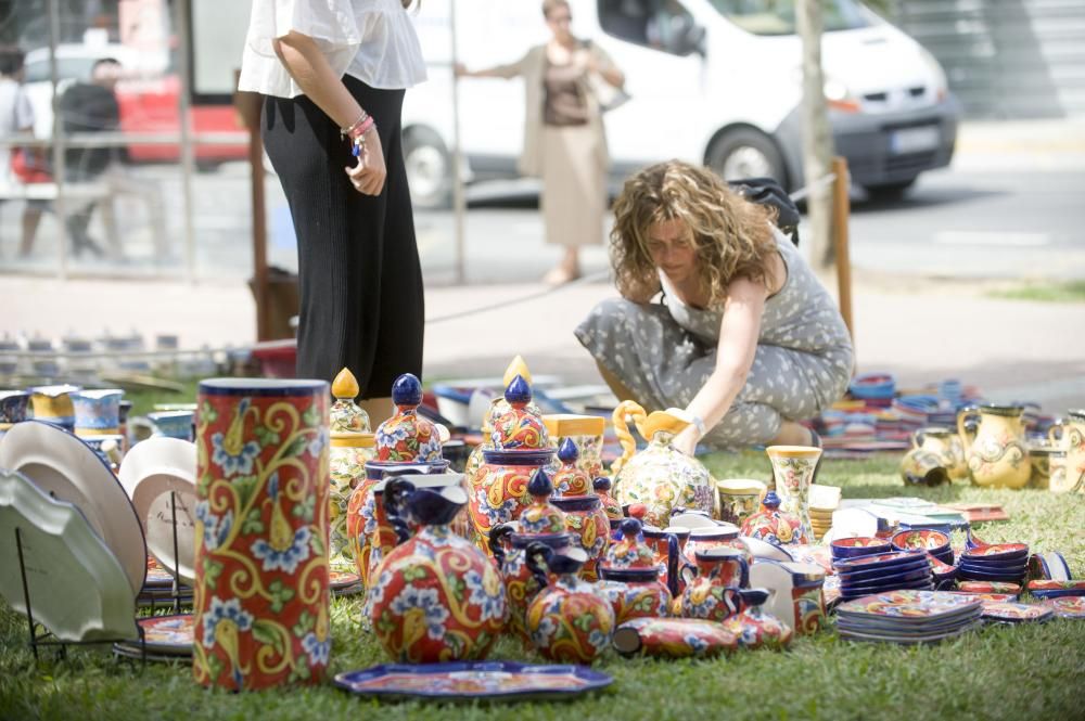 Vuelven las piezas de barro al parque Luis Seoane de Santa Cruz en la XXIII Feira Alfaroleiros.