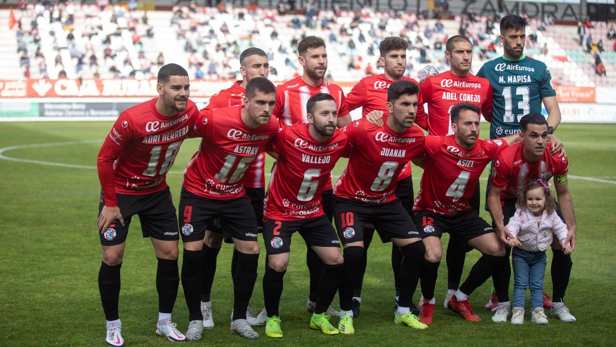 Un once inicial del Zamora CF