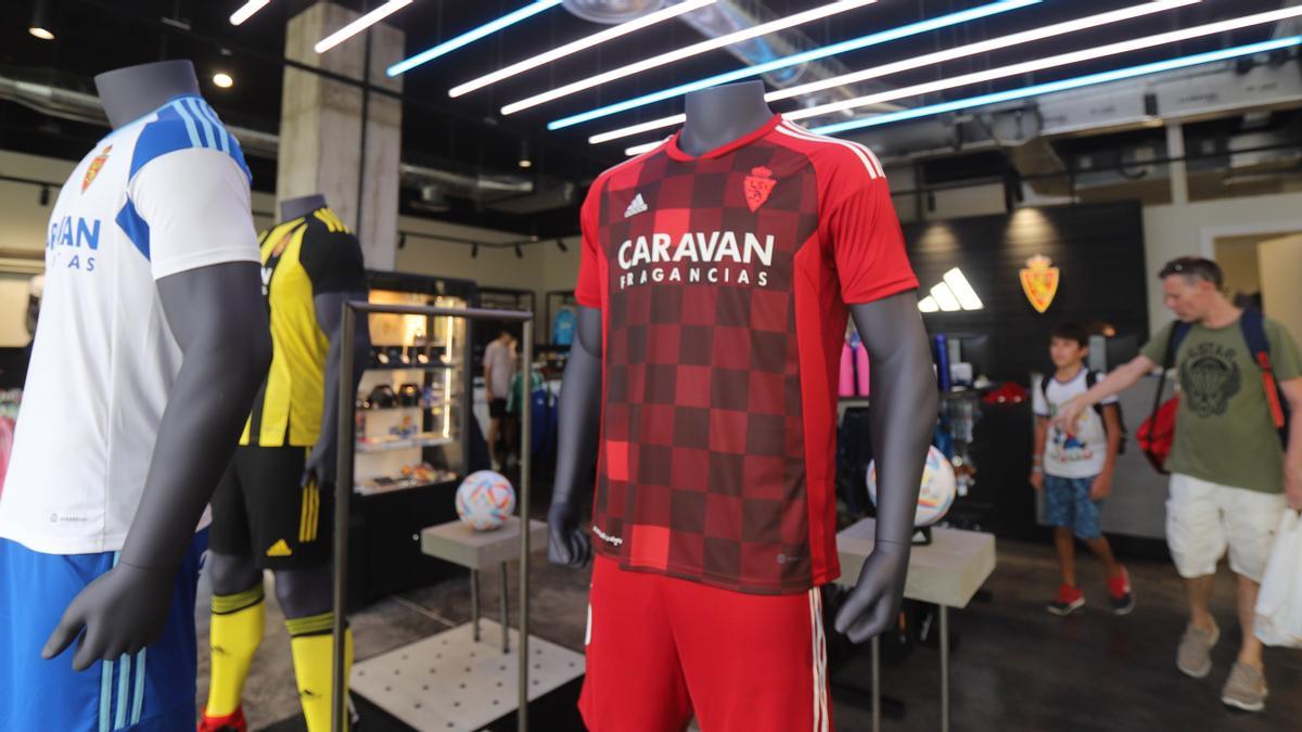 Una imagen de la nueva tienda del Real Zaragoza