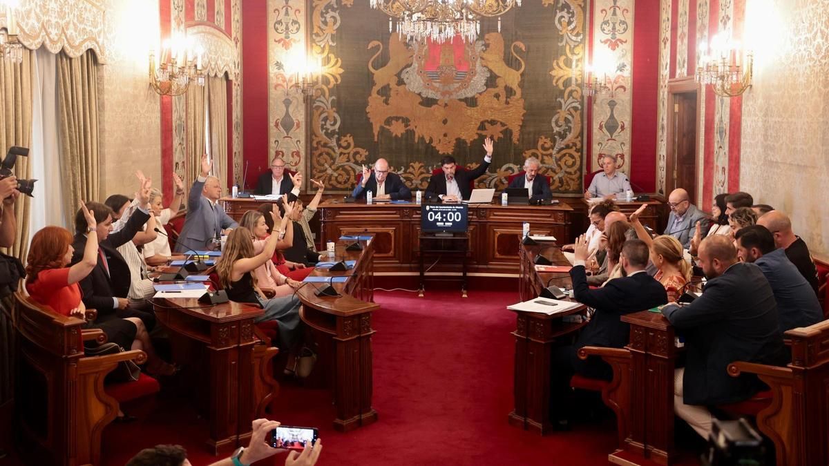 Full of the City Council of Alicante on June 25.