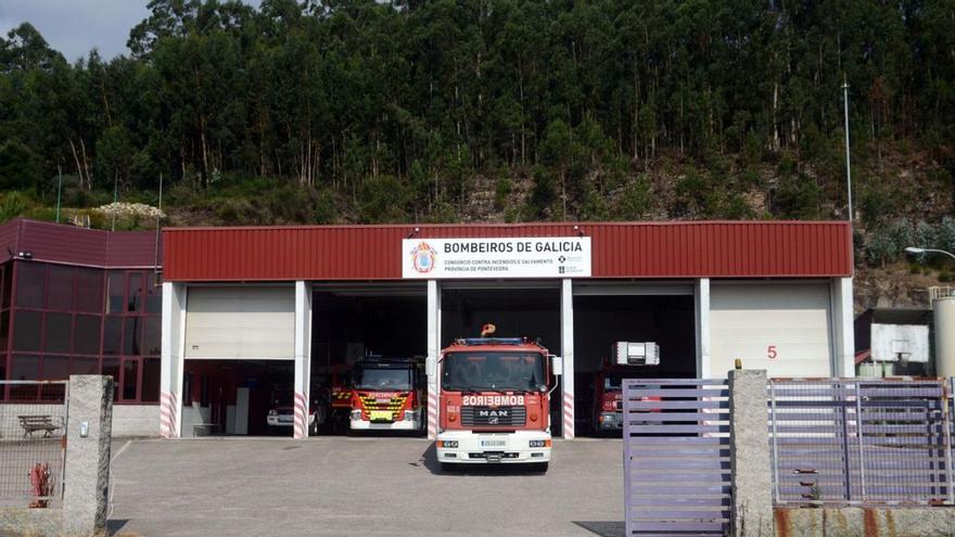 Parque de bomberos de Ribadumia.