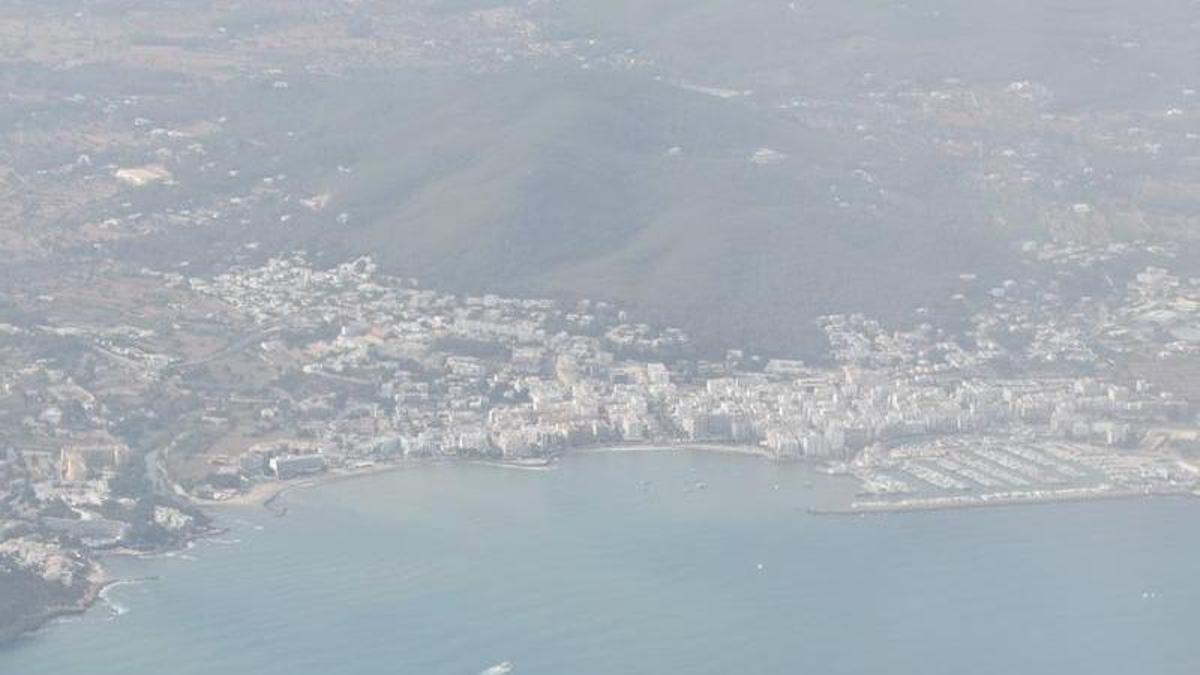 Vista aérea de Santa Eulària.