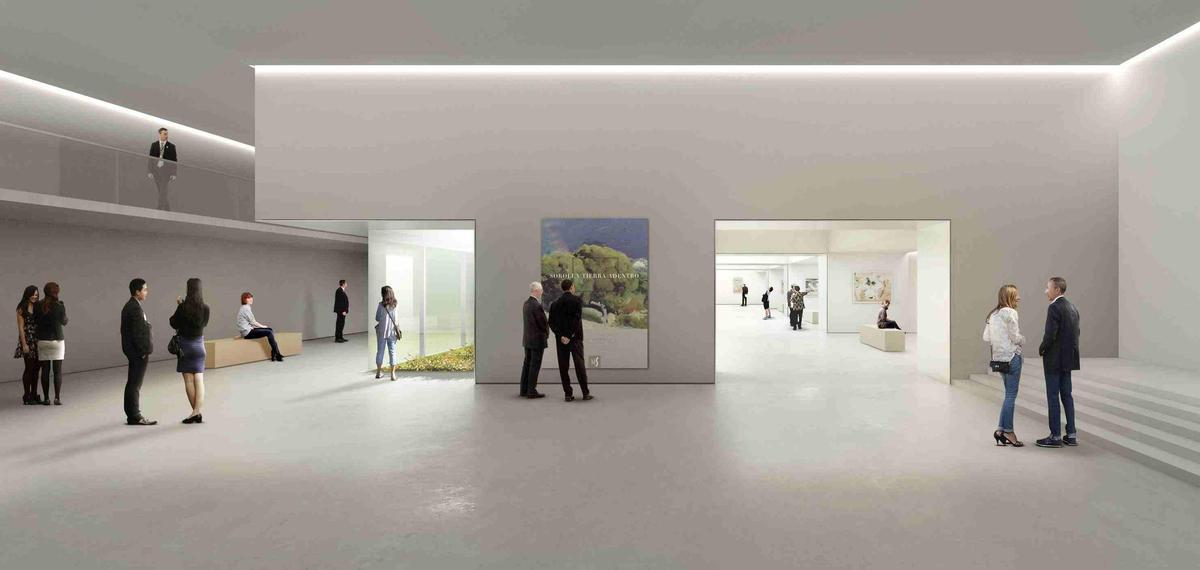 Así será el interior del nuevo Museo Sorolla.