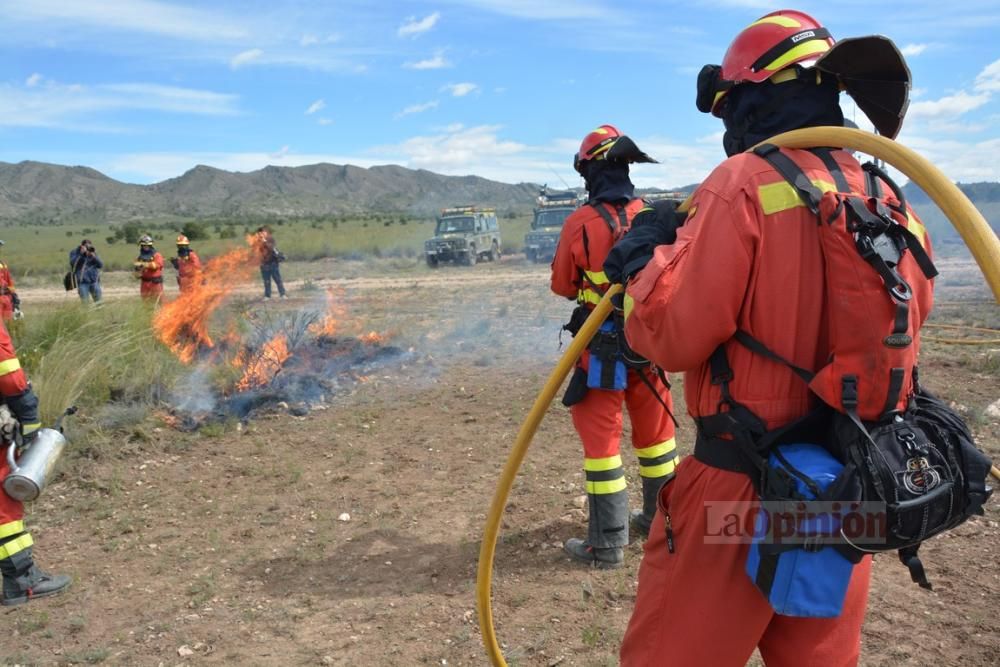 La Unidad Militar de Emergencias en Cieza