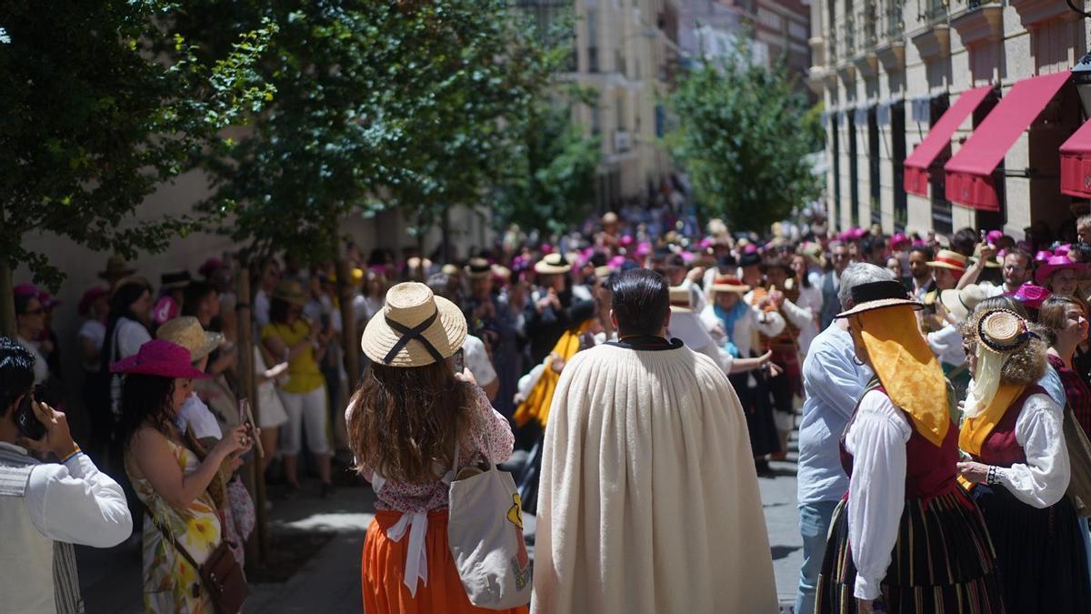 Romería canaria en Madrid