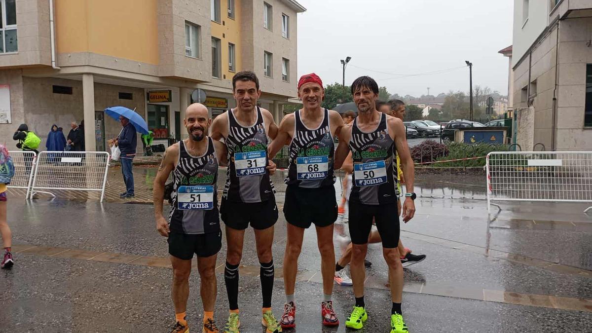 Los participantes en la prueba.