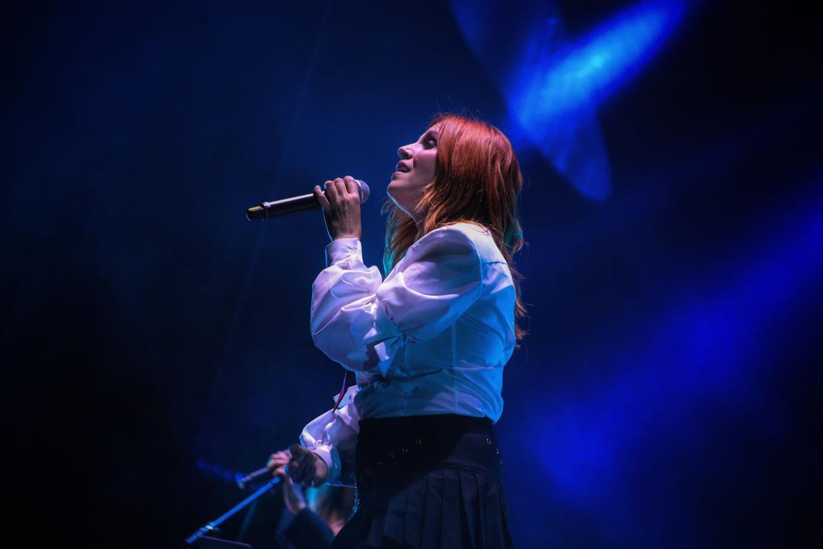 GALERÍA | Las imágenes más especiales del concierto de Leire Martínez en la Plaza Mayor de Zamora