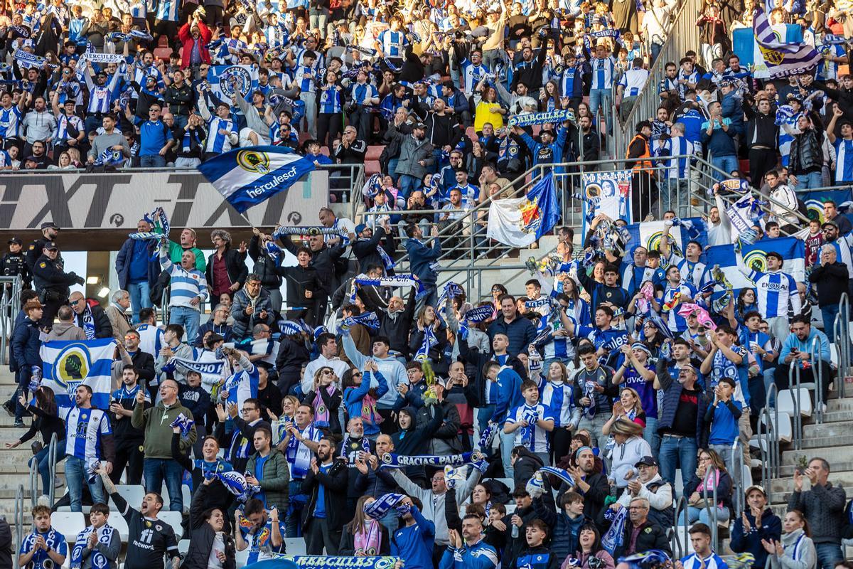 Las mejores imágenes del Real Murcia - Hércules CF