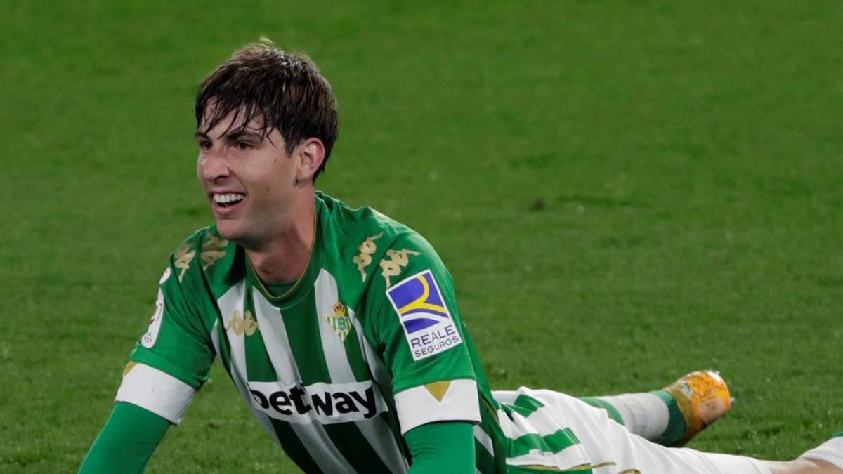 Juan Miranda durante el partido de copa contra el Athletic