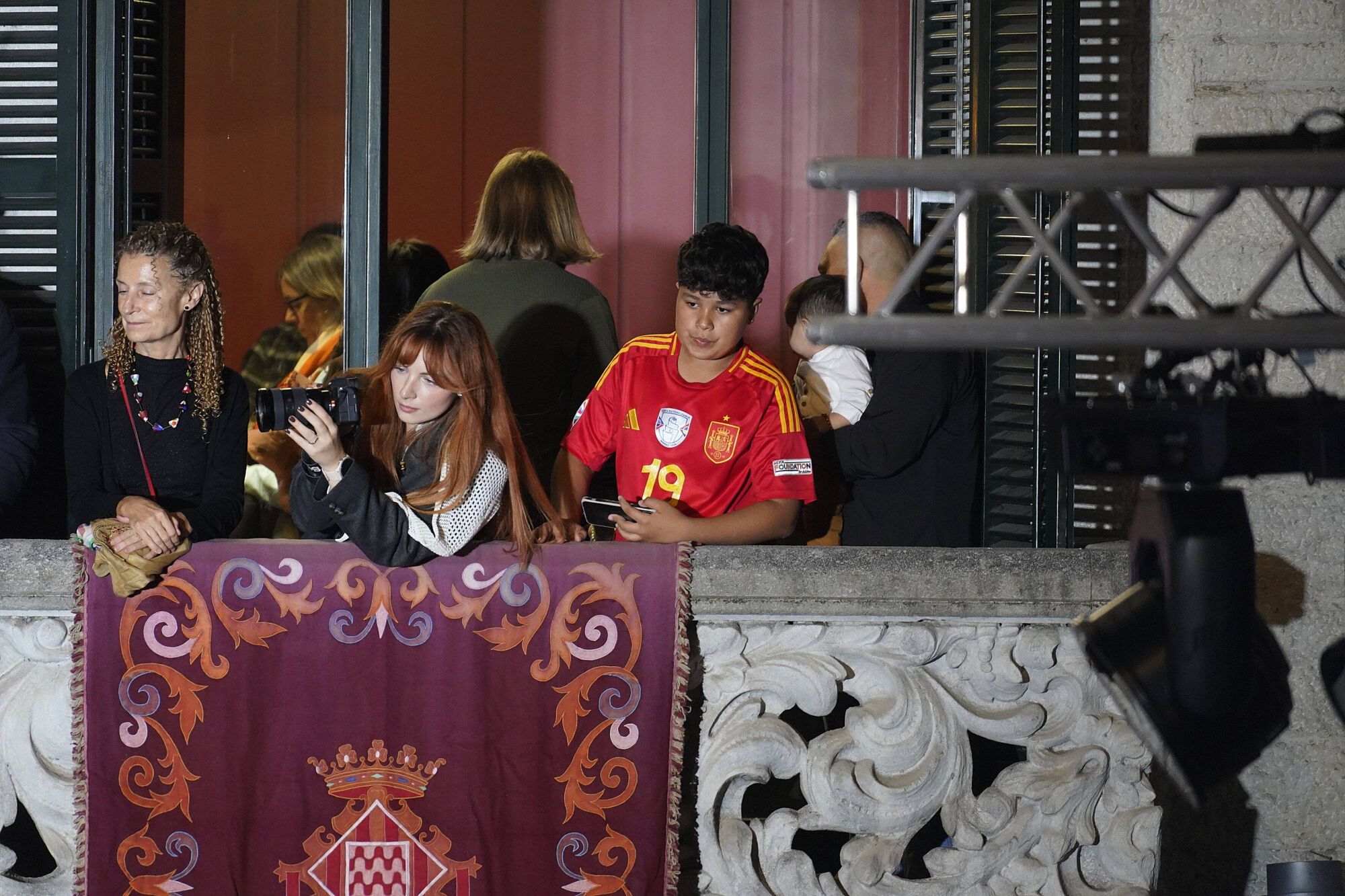 El pregó d'El Galliner a Girona a la plaça del vi de les fires i festes de Sant Narcís