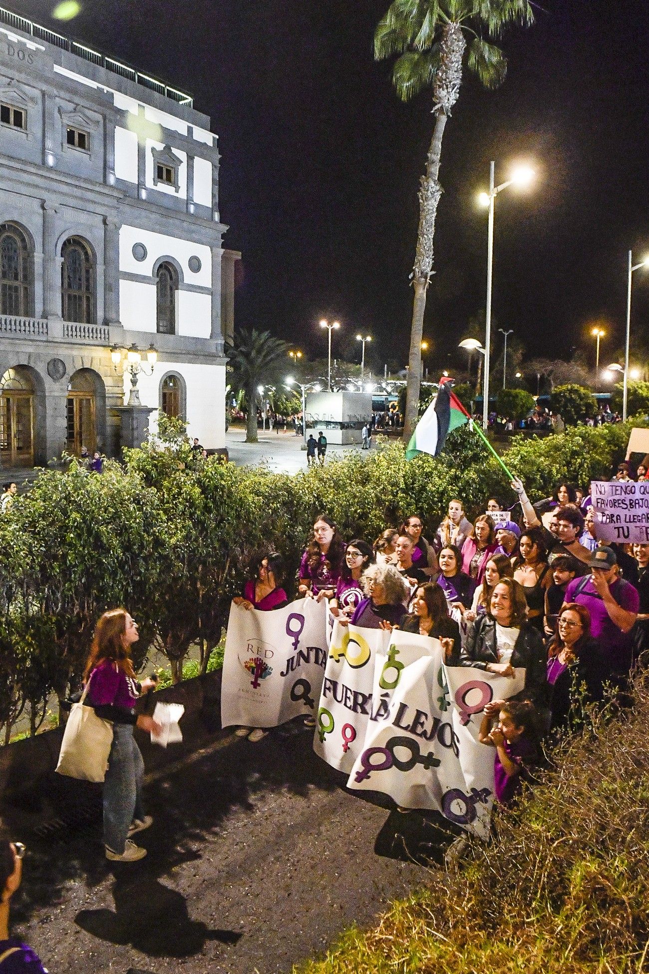 La manifestación del 8M en Las Palmas de Gran Canaria, en imágenes