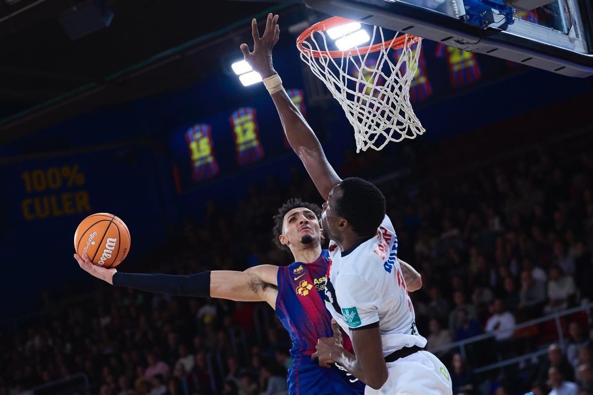 Miles Norris realizó algunas acciones espectaculares ante el Covirán Granada