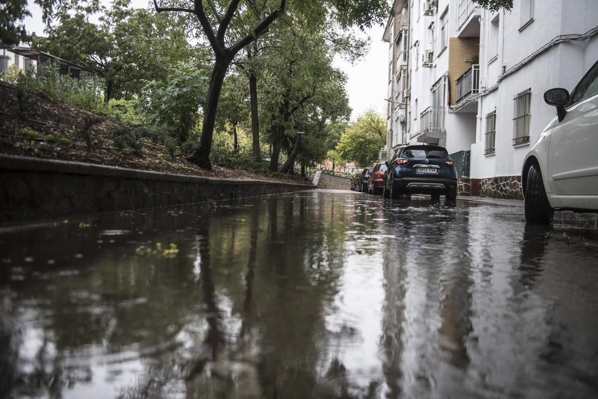 Fotogalería | Así afecta el temporal de lluvia y viento en Cáceres