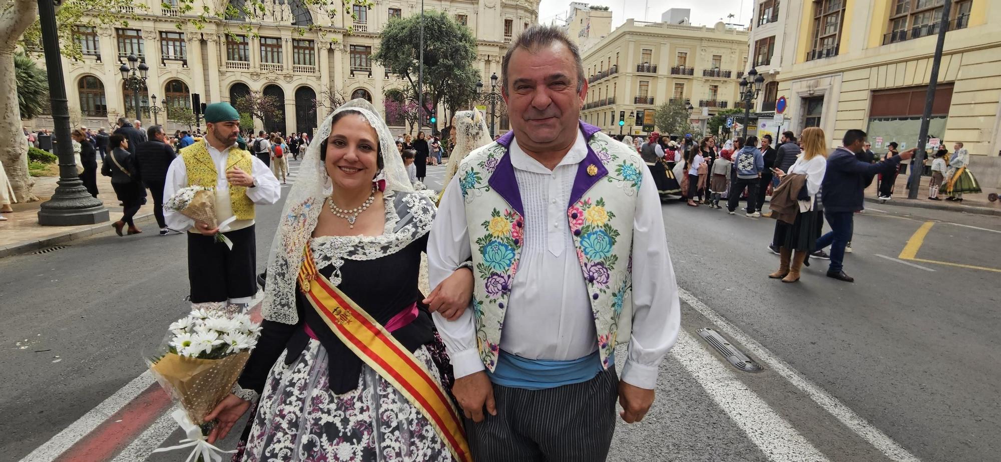 Las Fallas en la Ofrenda de San Vicente Ferrer 2024