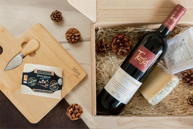 Pack 'foodie' de vino Tarsus y Quesería Cultivo