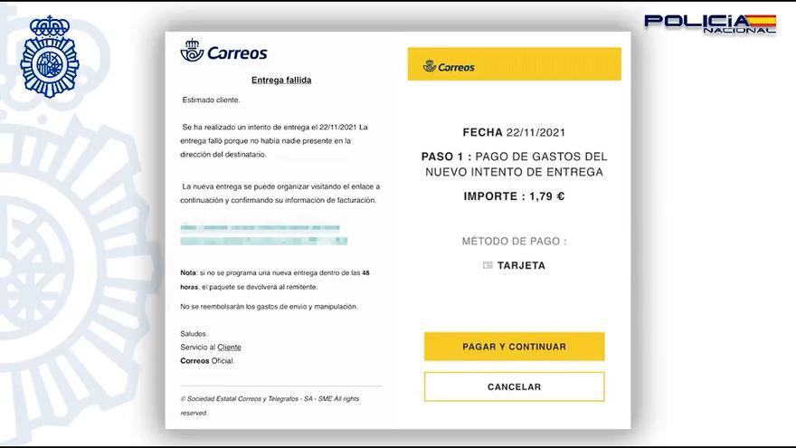 Ojo si te llega este mensaje de Correos: la nueva alerta de la Policía Nacional