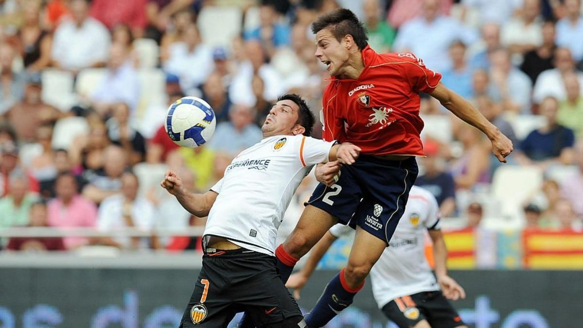 Azpilicueta, en su etapa en Osasuna