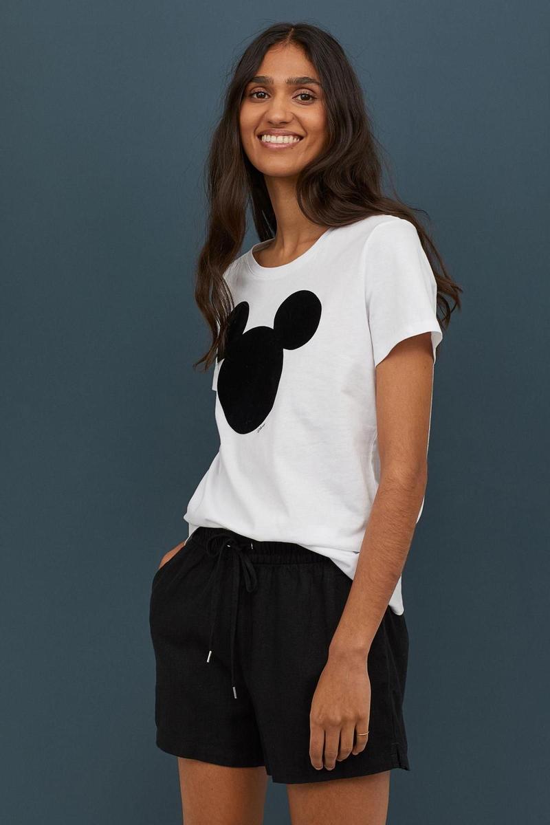 Camiseta con motivo de Mickey Mouse, de H&amp;M