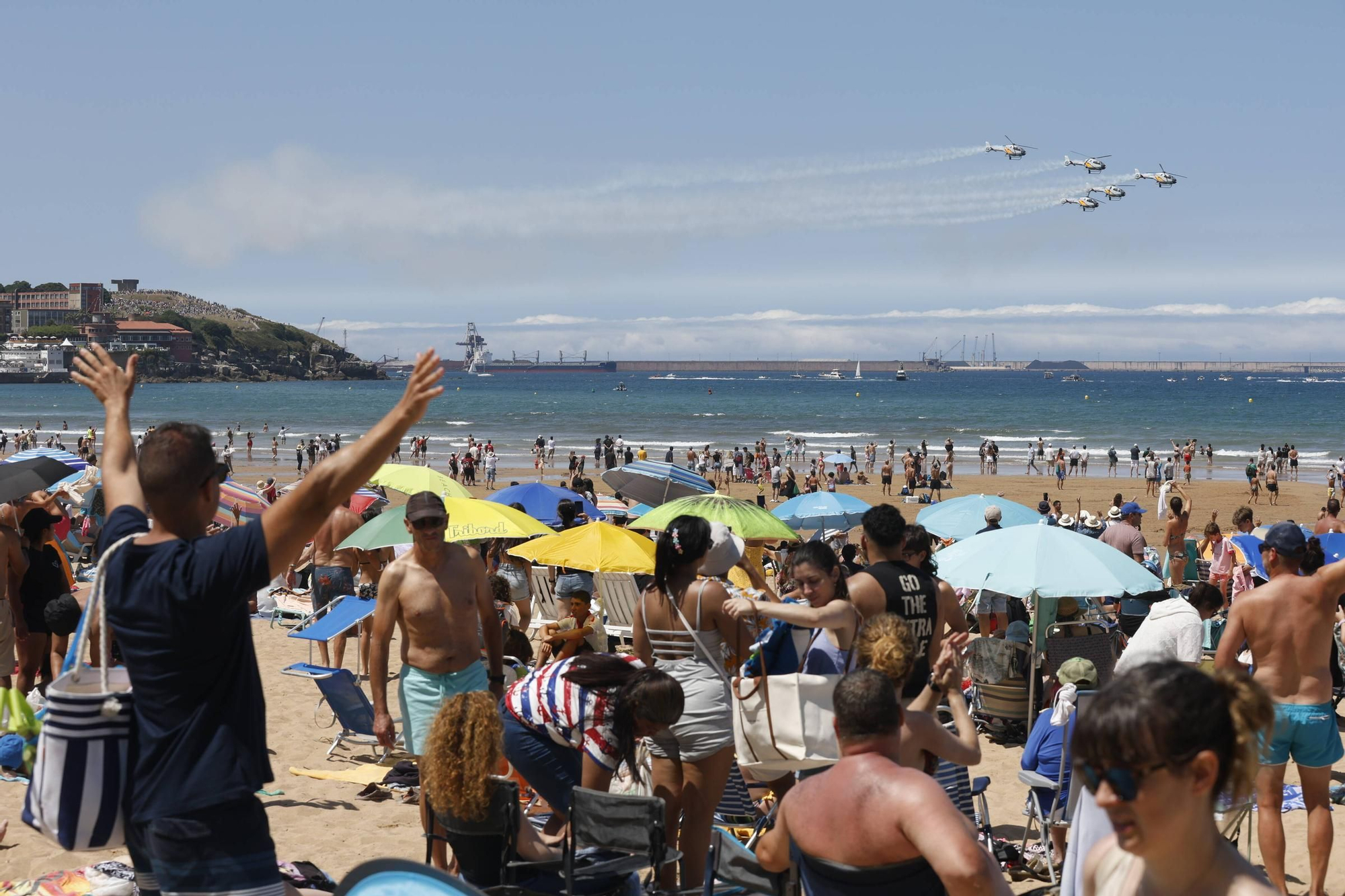 El espectacular y multitudinario Festival Aéreo de Gijón, en imágenes