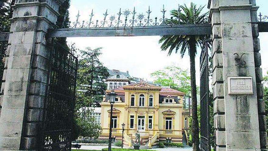 Palacete de «Villa Magdalena», en la avenida de Galicia.