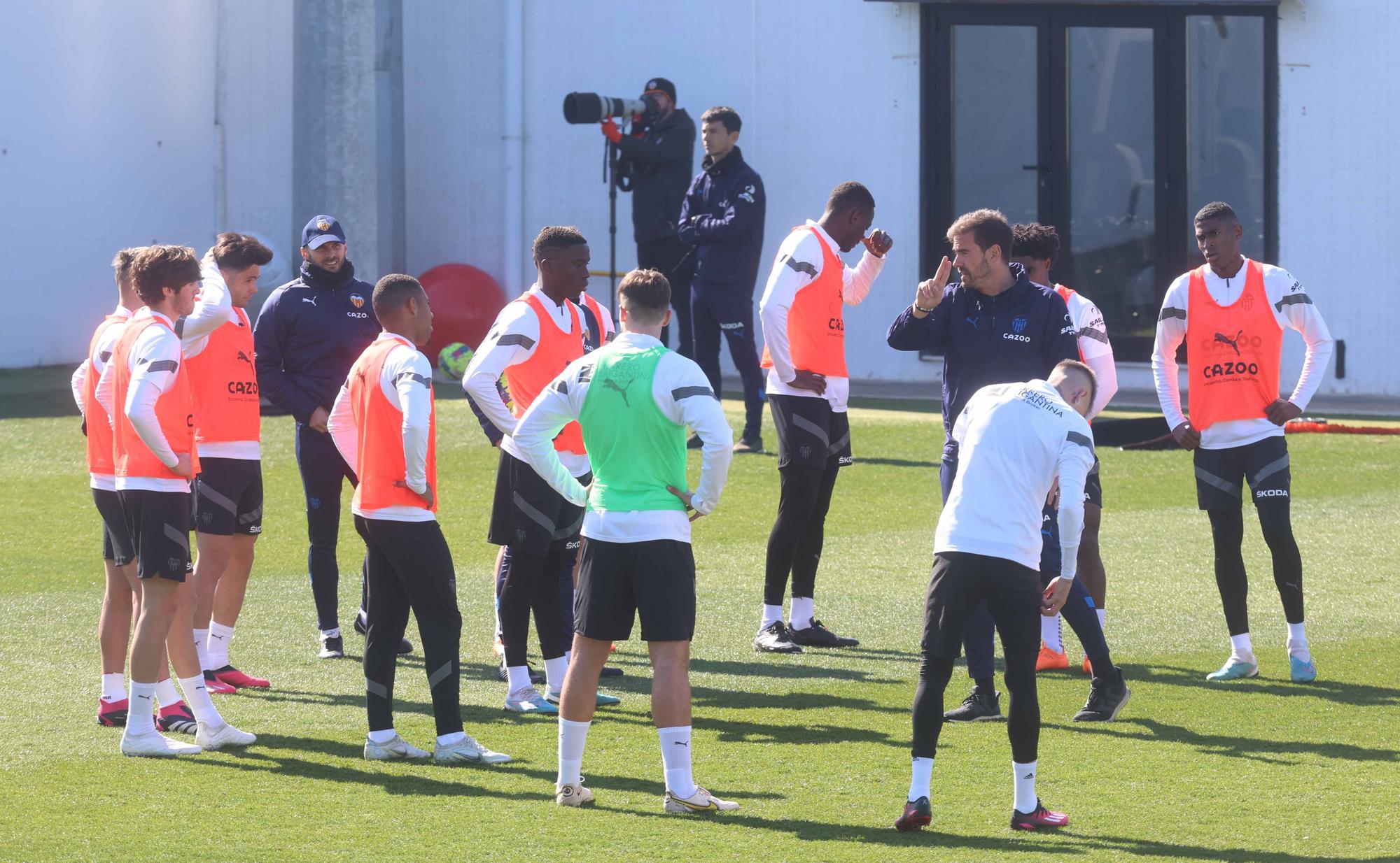 Así ha sido el entrenamiento del Valencia CF de este miércoles