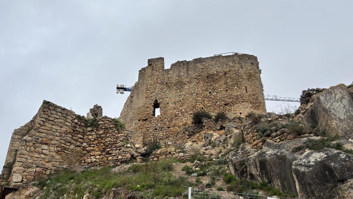 Fotografia de castell de Palafolls en l’actualitat, a Palafolls.