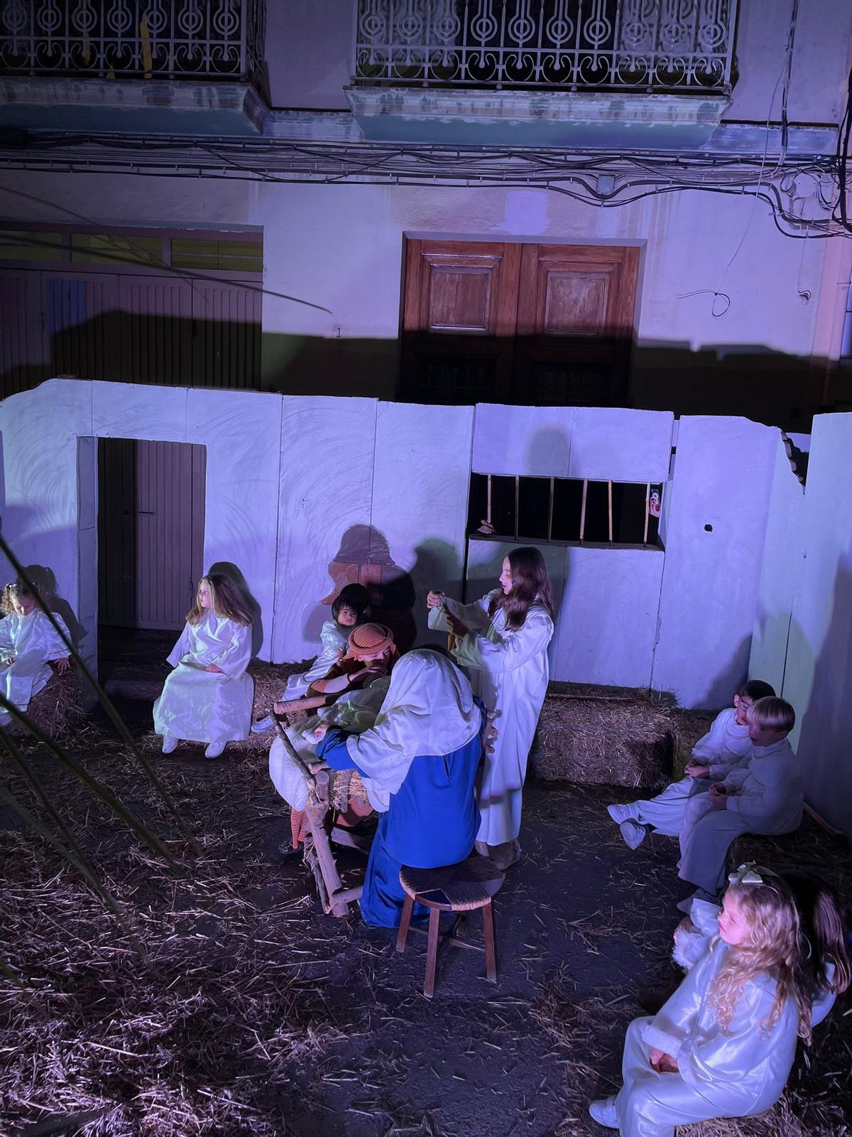 Fotos del belén viviente de Lluïsos en Almassora