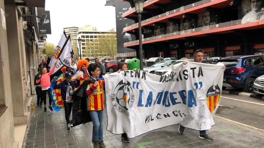 La afición en la celebración del Centenario del Valencia CF