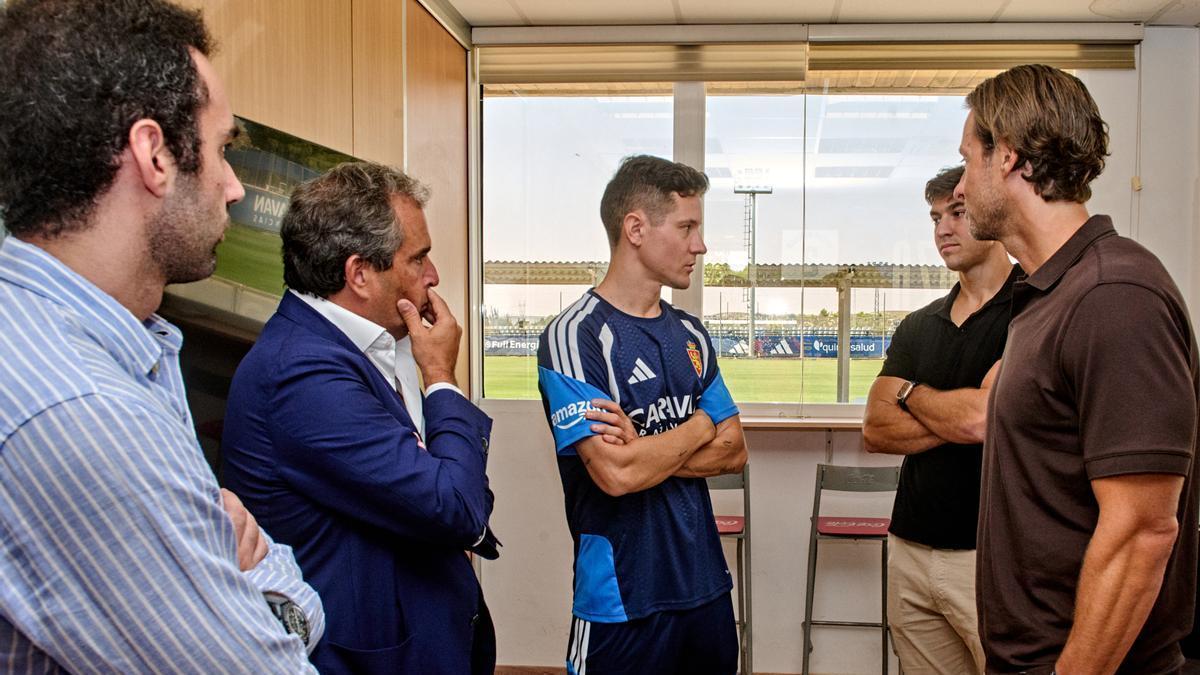 Así ha sido la visita de la delegación de A.GAIN a Zaragoza tras la compra del club