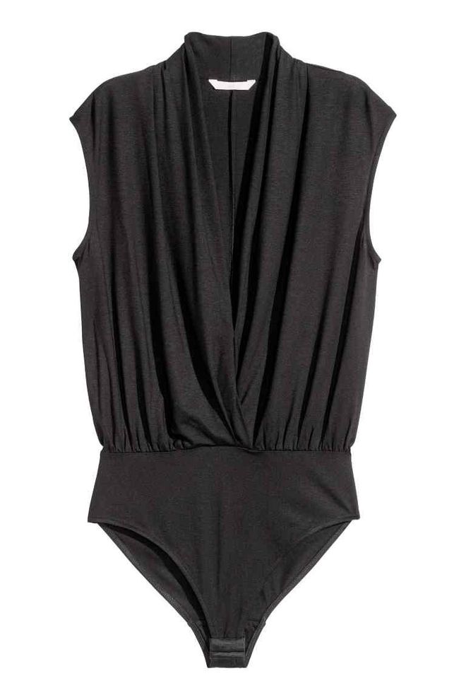 Body con escote de pico, H&M
