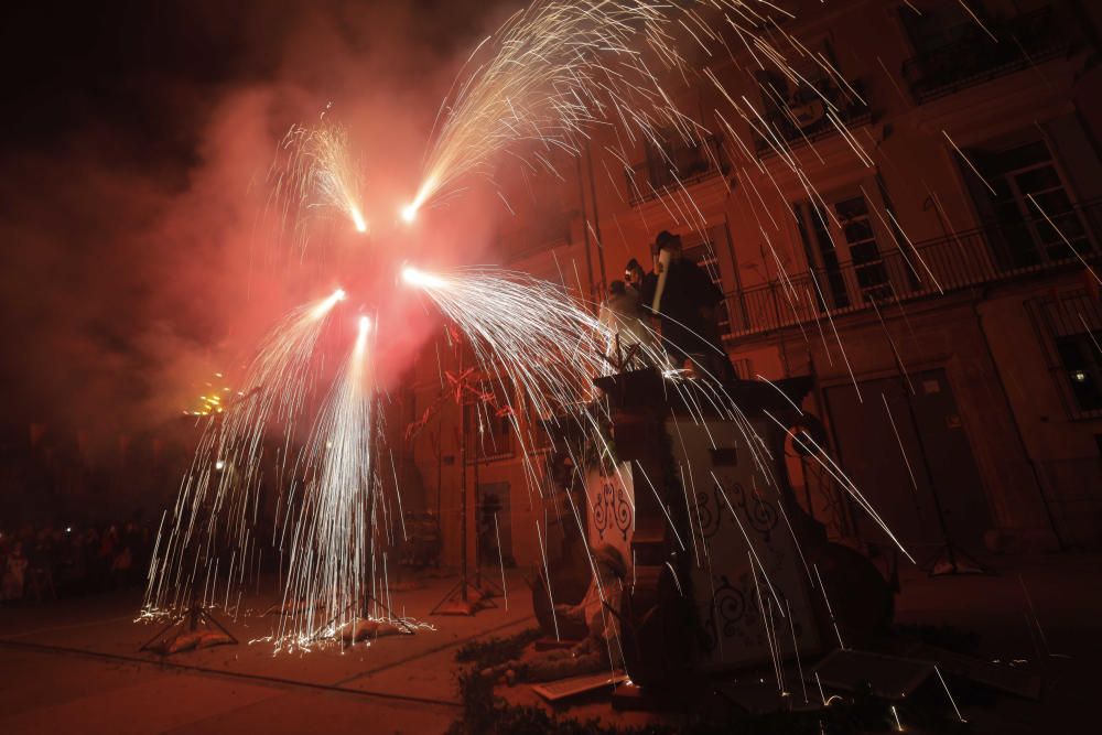 Cremà de la falla decimonónica de la Unesco