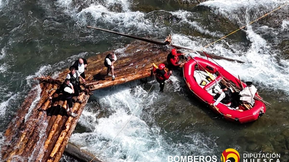 VÍDEO | Así ha sido la celebración del 39 Descenso de Nabatas por el río Cinca