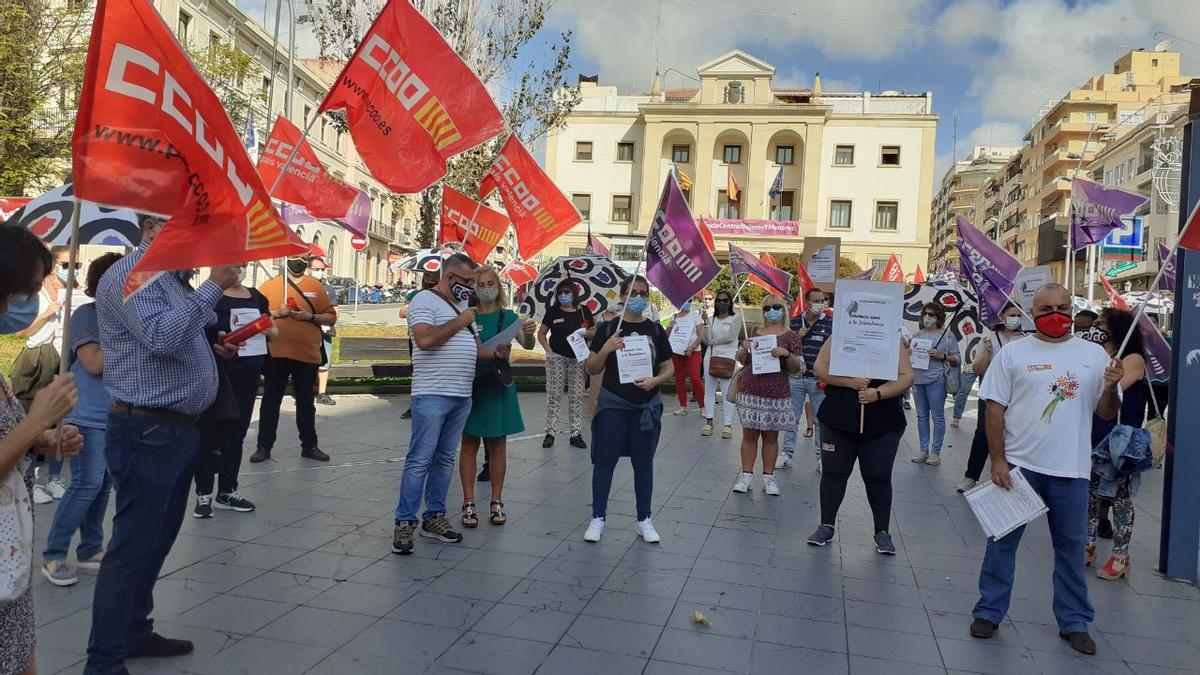 Imagen de la concentración en Alicante