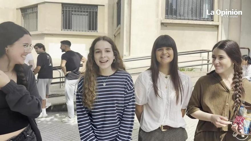 Así viven los estudiantes de A Coruña la cuenta atrás para la Selectividad