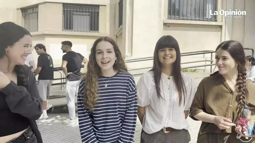 Así viven los estudiantes de A Coruña la cuenta atrás para la Selectividad