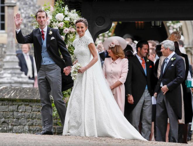 Pippa Middleton y James Matthews el día de su boda