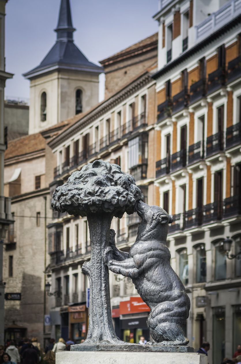 Estatua del Oso y el Madroño en la Puerta del Sol.